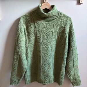 Vintage Wool Turtleneck Sweater